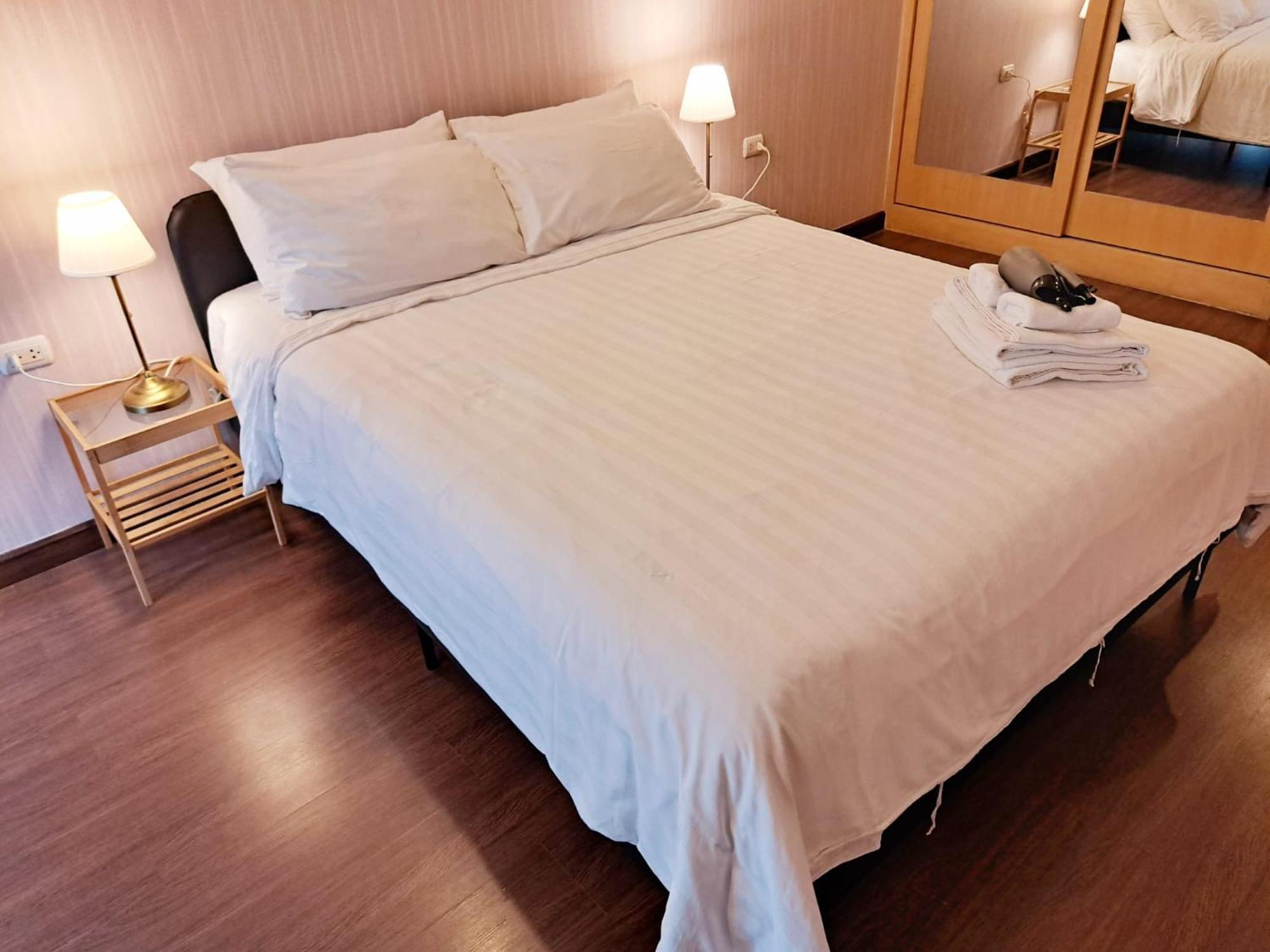 Downtown 2bedrooms3bth Near Asoke Btsmrt No1 度假居 *